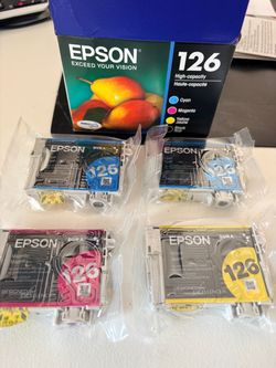 Epson 126 High-Capacity Ink Cartridges 4-Pack