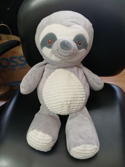 Kellytoy Sloth Baby Stuffed Toy Rattle 18"