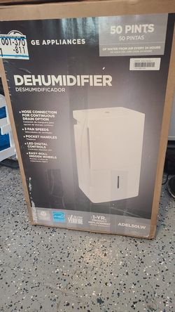 DEHUMIDIFIER GE 50 PINTS