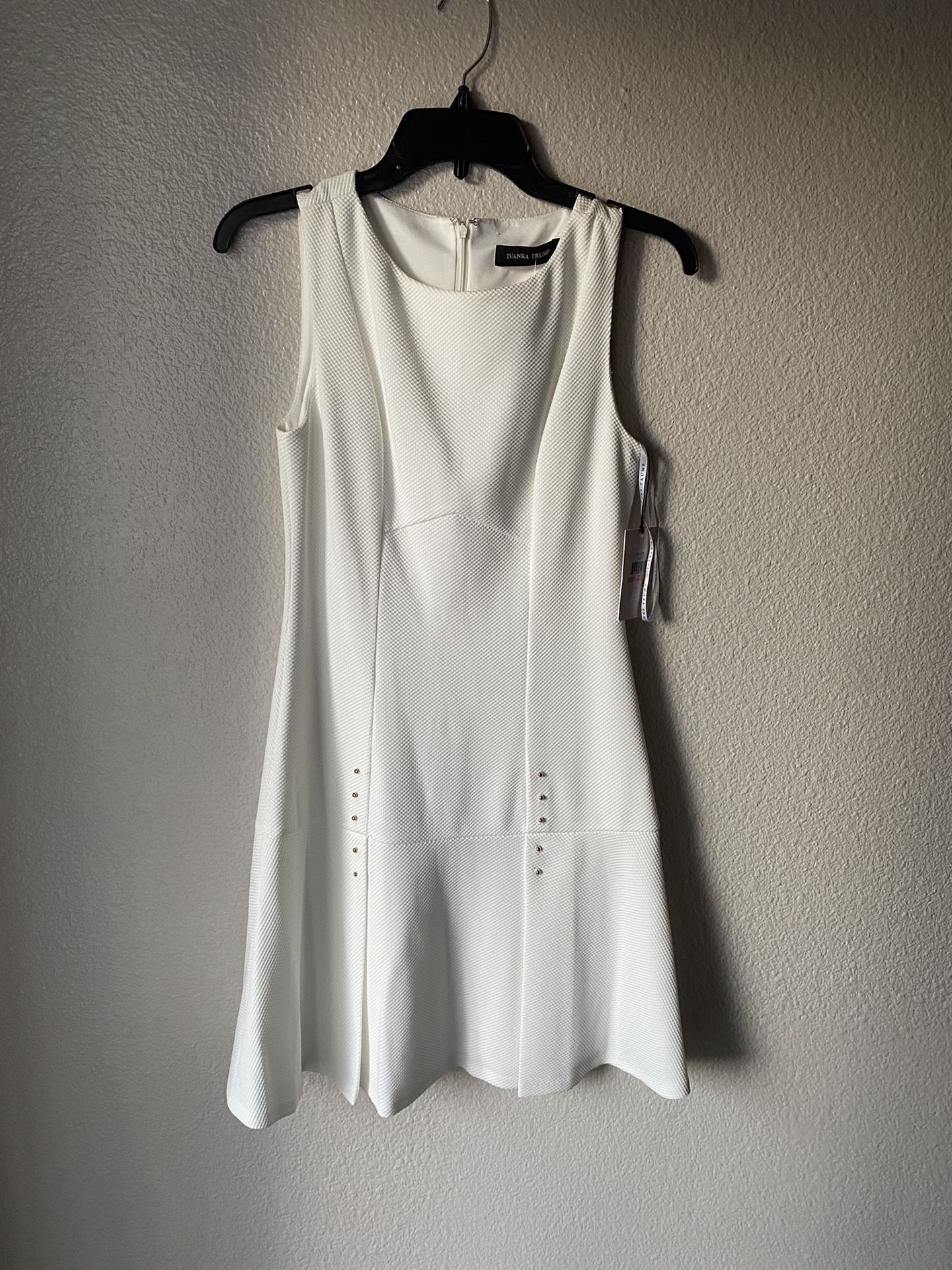 Brand new woman’s Ivanka Trump brand white dress up for sale