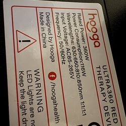 Hooga LED Red Light Panel