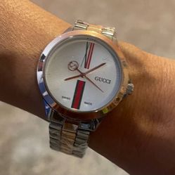 Designer Watch Red & White 