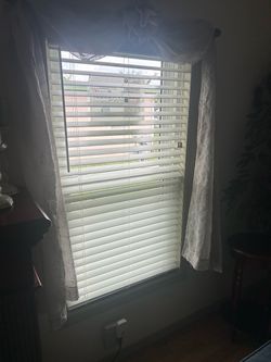 White Horizontal Window Blinds