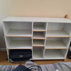 White shelf