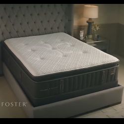 Queen Size Mattress Stearns Foster LUX ESTATE MOORE Pillow Top 14” inches Thick Firm New From Factory Delivery Same Day 