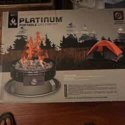 Propane Fire Pit With Lava Rocks New In Box!
