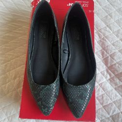 Snake Print Flats 