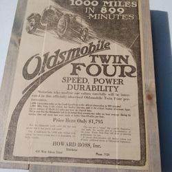 Antique 1921 Oldsmobile Ad