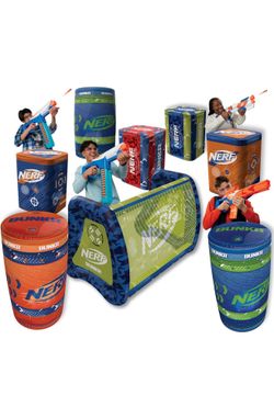 BUNKR Battle Zones NERF Stadium Pack, 8-Piece