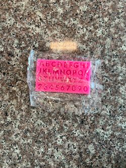 New Silicone Full Alphabet/Numbers Baking Mold