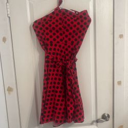 Black And Red 50’s Dress With Full Skirt Great Mothers Day 🎁 