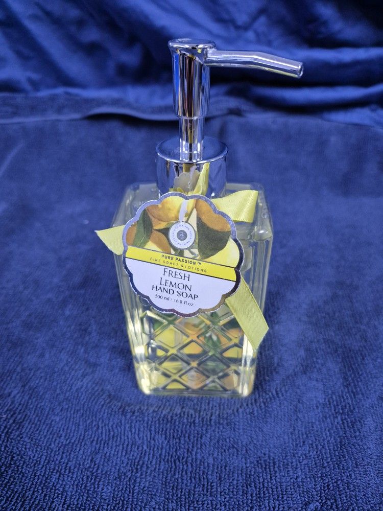 2-Pack Pure Passion ~ Fresh Lemon Hydrating Hand Soap 26.3 fl oz Each.