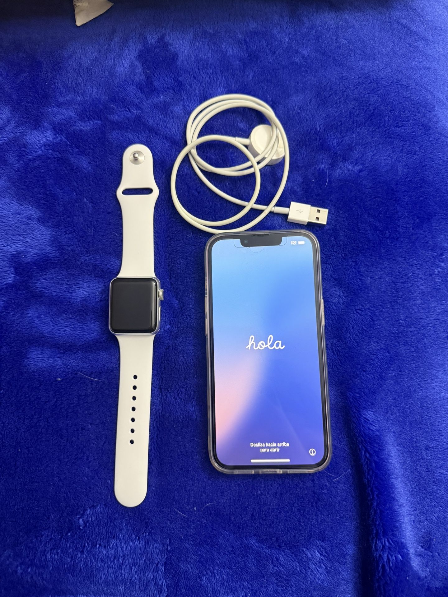 iPhone 13 + Apple Watch (series 3)