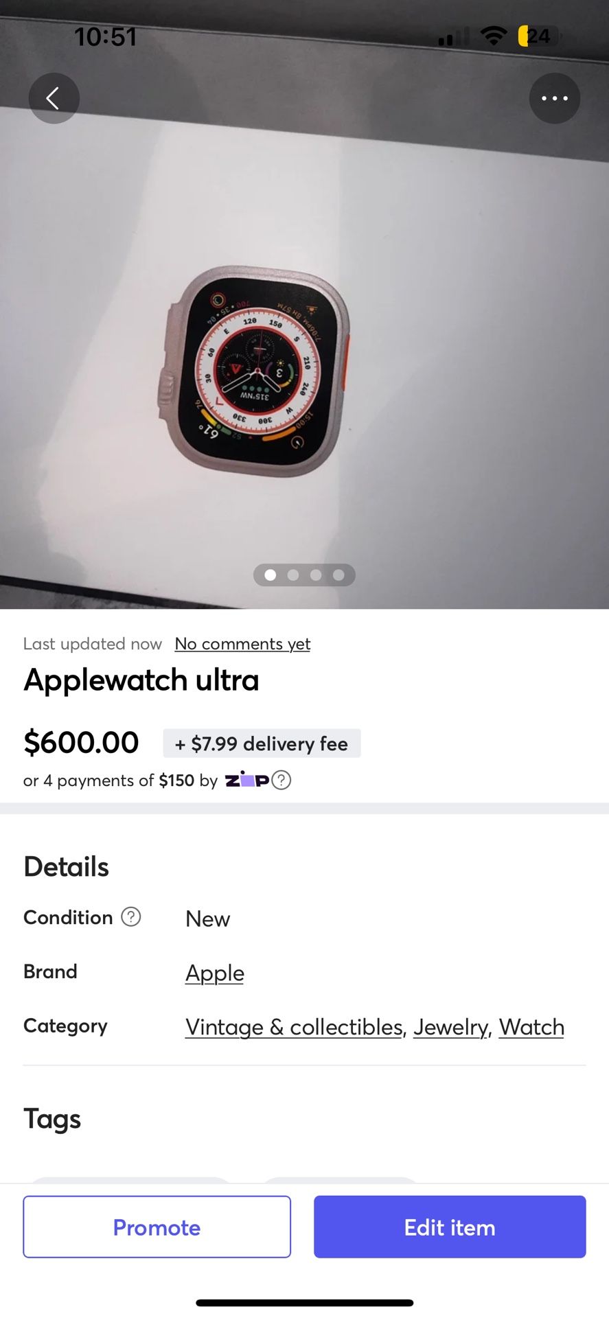 EXCLUSIVE APPLE WATCH ULTRA BRAND NEW