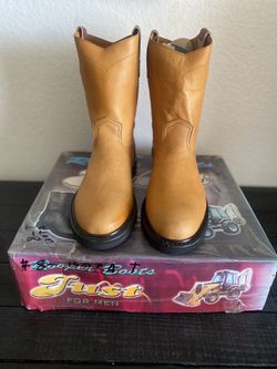 Botas De Trabajo, Color Miel , Size’s 9.5 y también 8.5