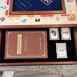 Luxury Monopoly Game.  Great Condition