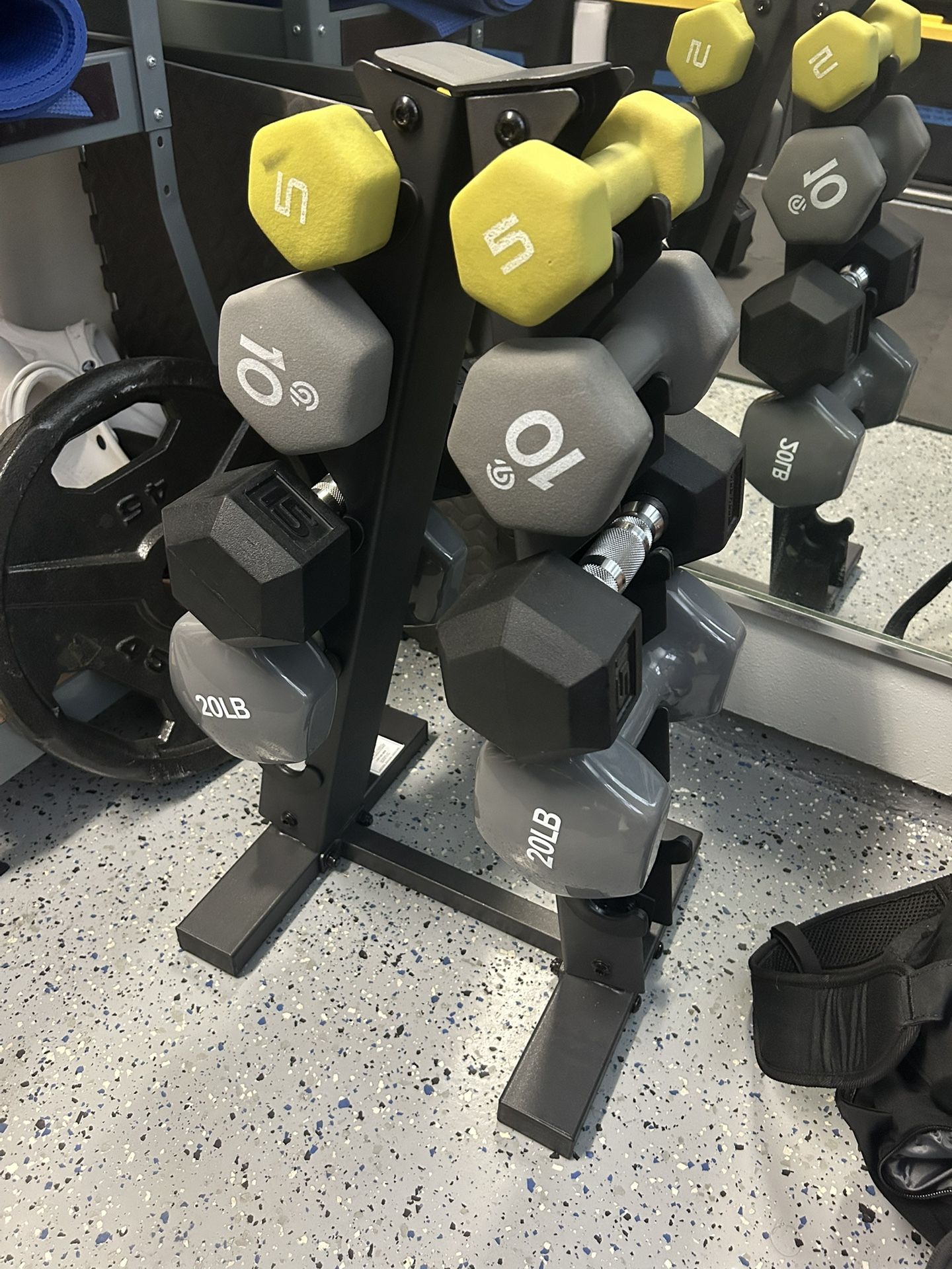 Dumbbell Set With Rack