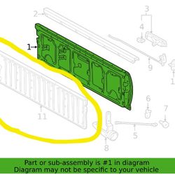 Dented Tacoma Gen 2 OEM Tailgate