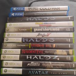 Xbox360 Playstation Games