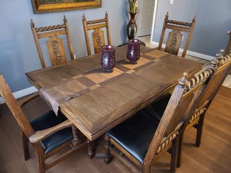 Dining Table With 6 Chairs 
