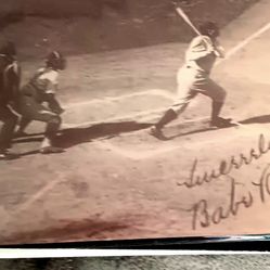 Signed BABE RUTH 