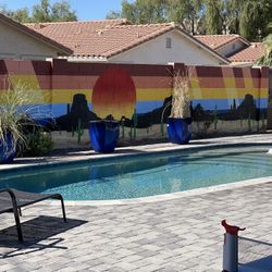 Hand Painted Mural