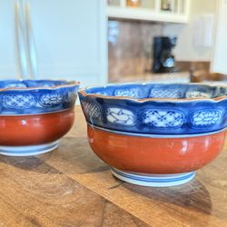 Two Imari bowls By Takahashi Japan