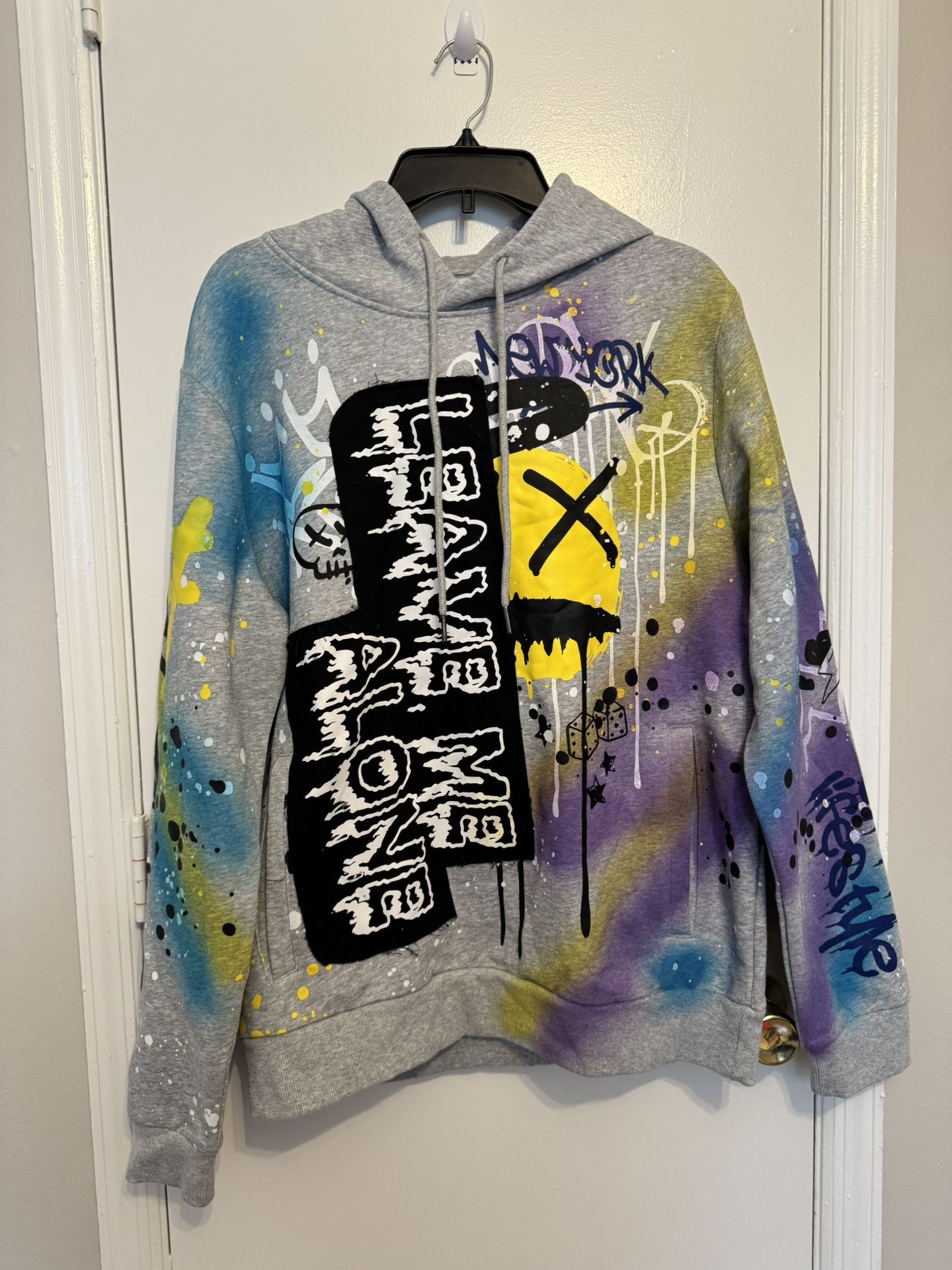 Smoke Rise “Leave Me Alone” Hoodie Size Large