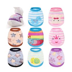 8 Pieces Warm Pet Shirts for Dog, Cat, Bunny 