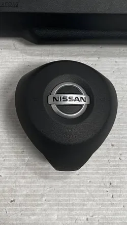 2020-2025 Nissan Versa Left Driver Wheel Black Silver Emblem