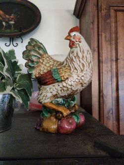 Ceramic chickens