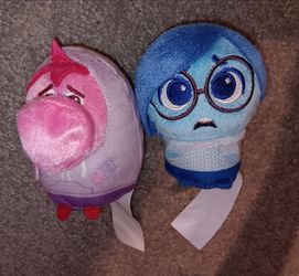 Inside out 2 sadness & embarrassment mini plush