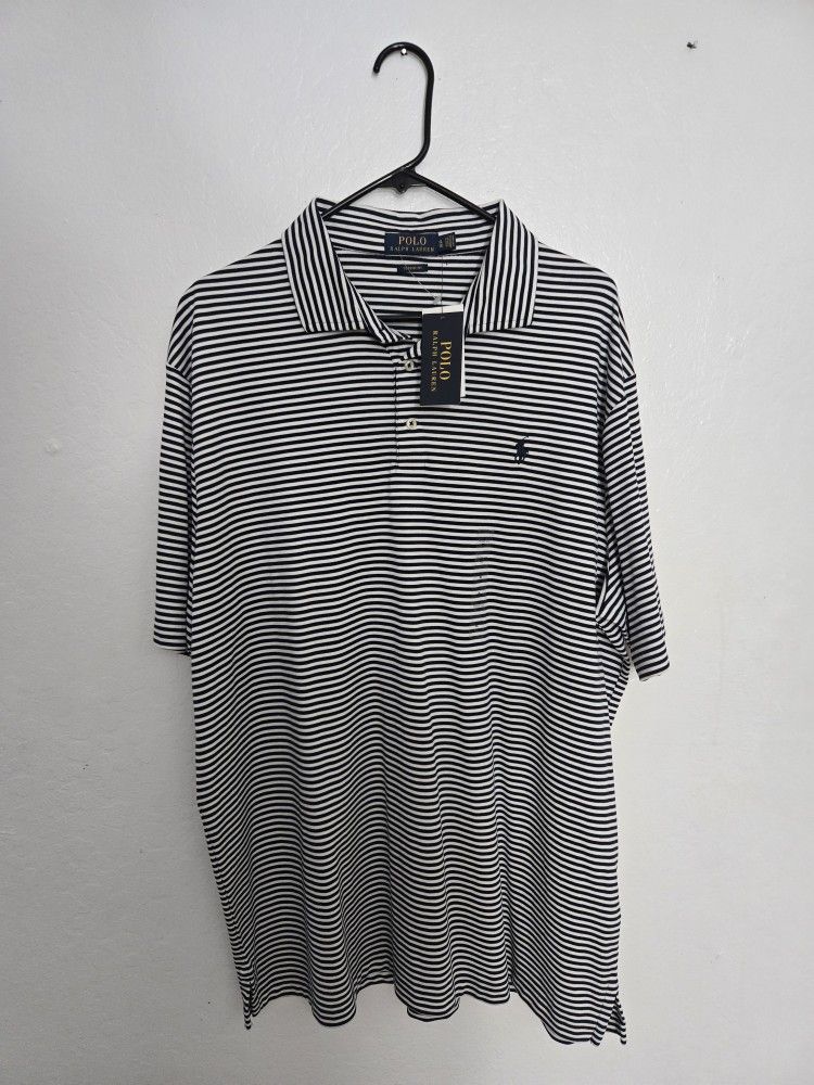 Polo Classic Fit Stripped Polo XL