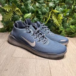 Nike Free RN 2018 942836-401 Thunder Blue Gunsmoke Mens Sz 12 Shoes
