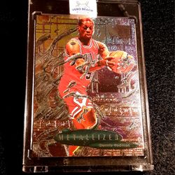 Dennis Rodman 1997 Fleer Metalized!! CHICAGO BULLS NBA  
