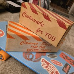 Vintage 70's Vans Shoe Box