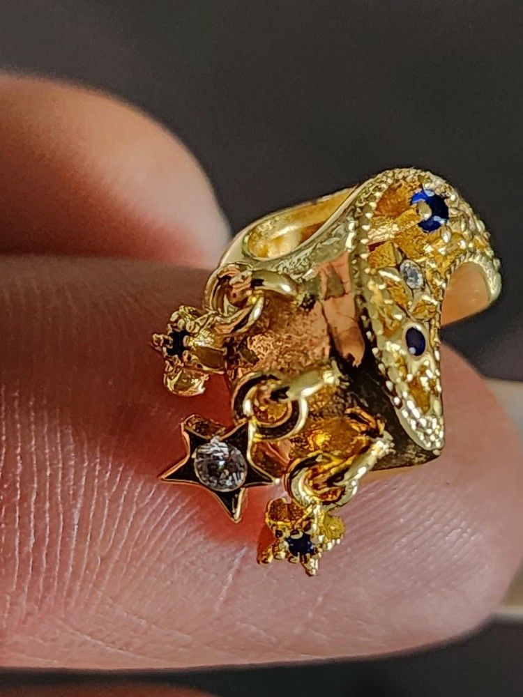 Pandora Golden Moon Charm  Shoes