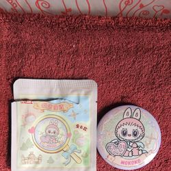 Pop Land Carnival Game Tin Badge Finding Mokoko Series" badge