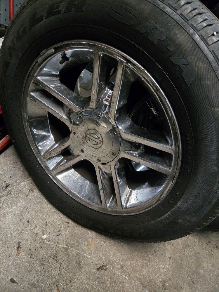 20" Harley Davidson Wheels An Tires