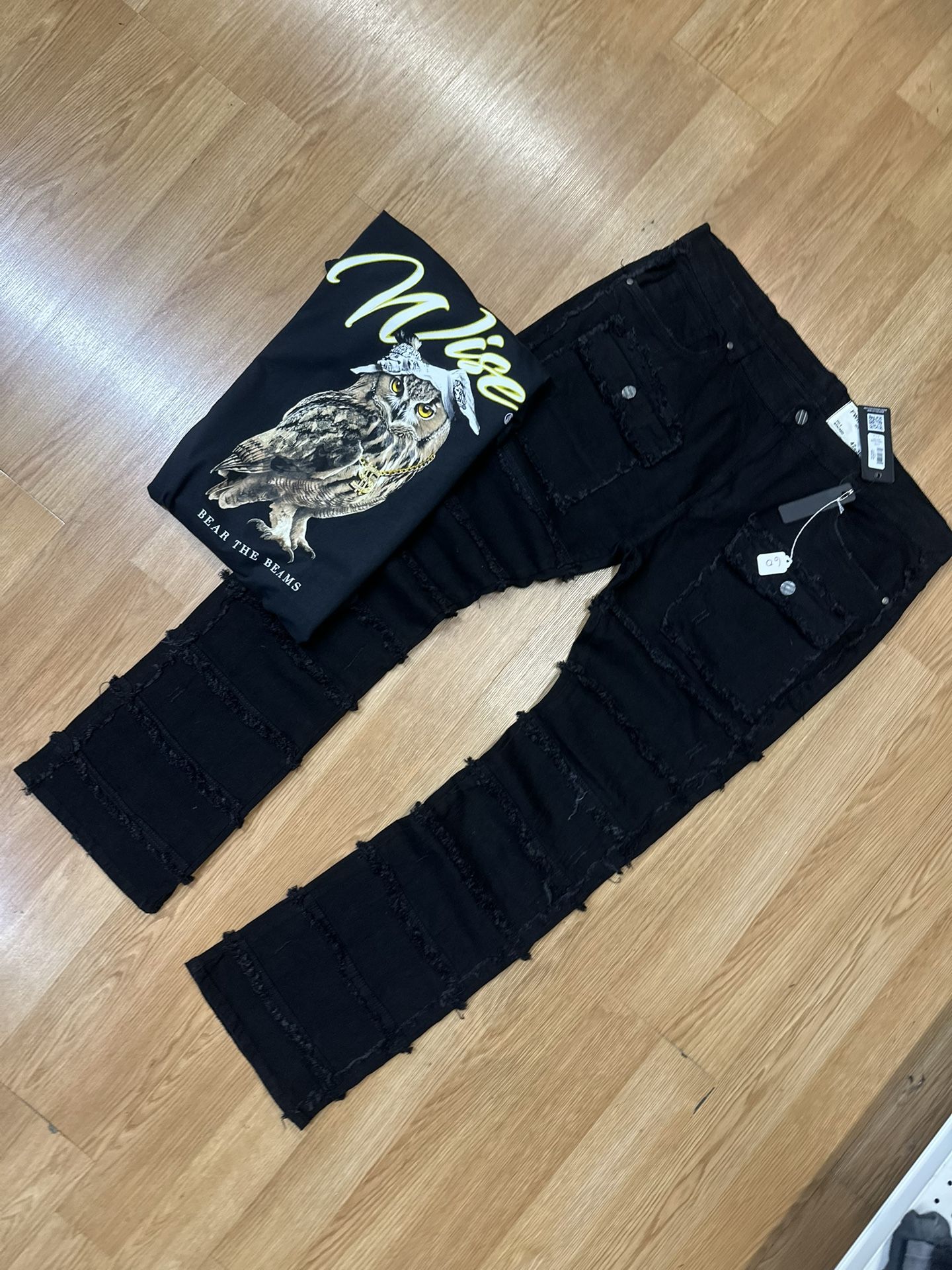 New Stacked Jeans New Shirt