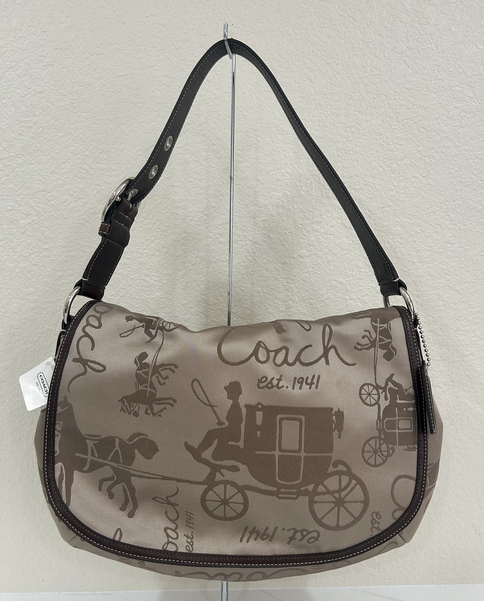 Vintage Signature Coach Flap Purse/Bag