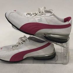  Puma White & Pink Sneakers Women's Size 10 NWOT No Box
