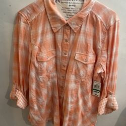 Style & Co Western Type Shirt Women’s 