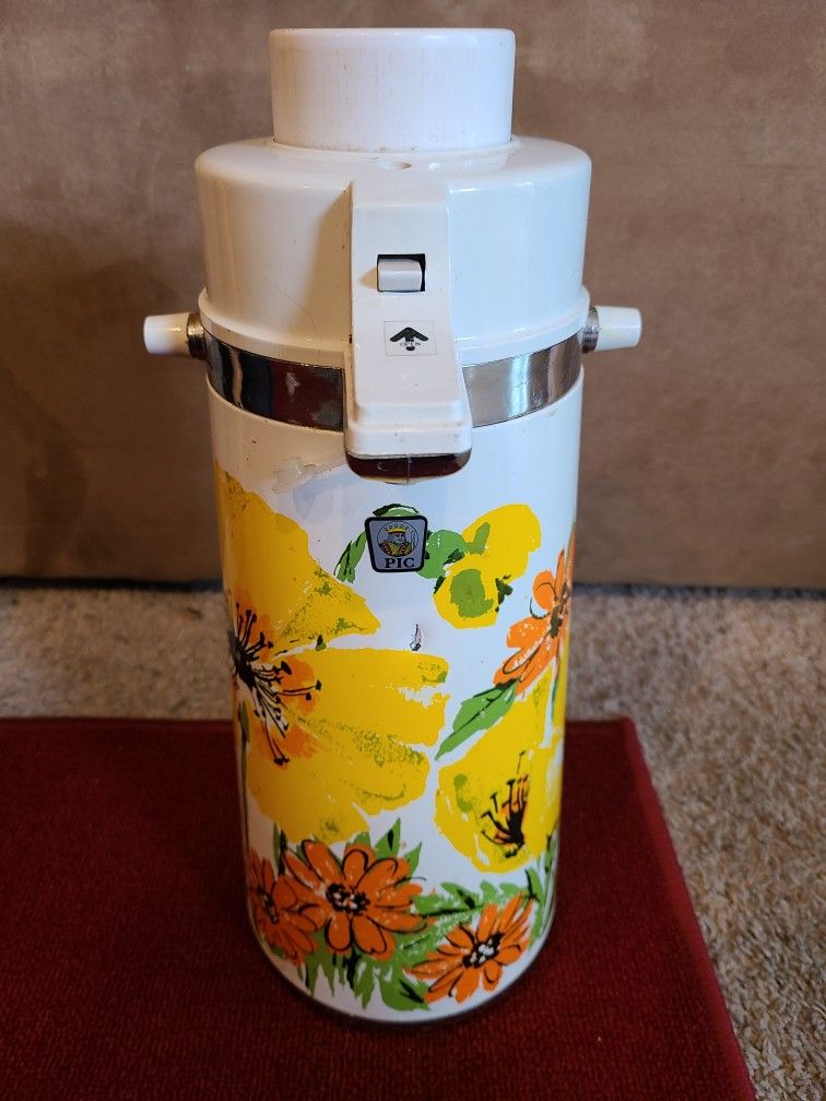 Vintage Retro Pump Coffee Pot