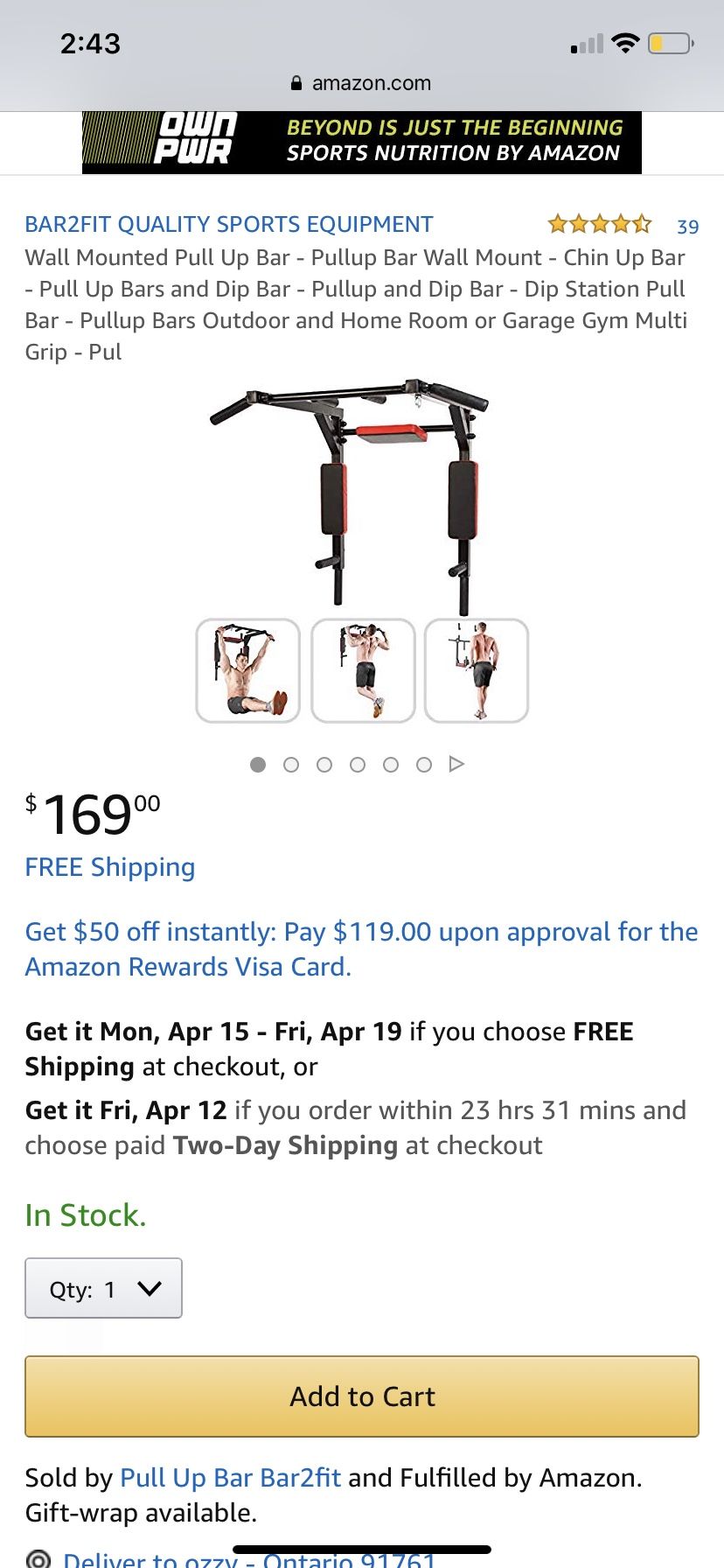Bar2Fit Quality Sports Equipment