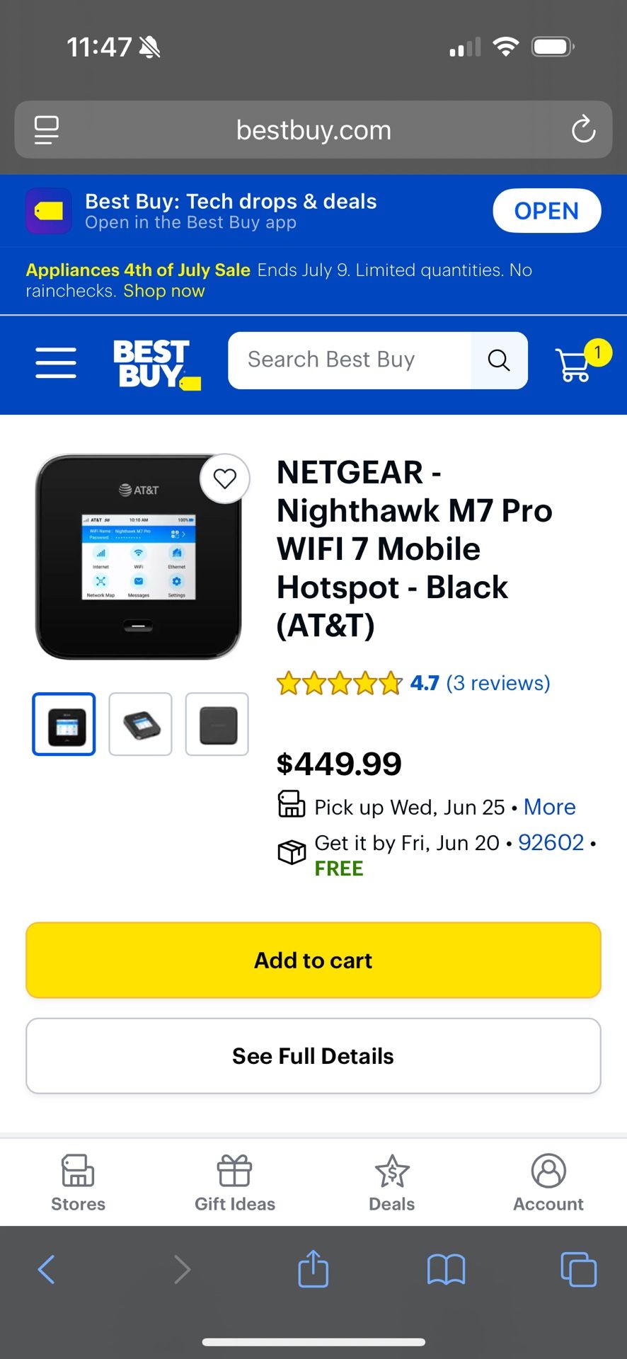 Netgear Nighthawk M7 Pro