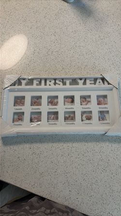 My First Year Baby Photo Frame