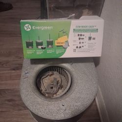Brand New Ever Green Motor And Used Blower 