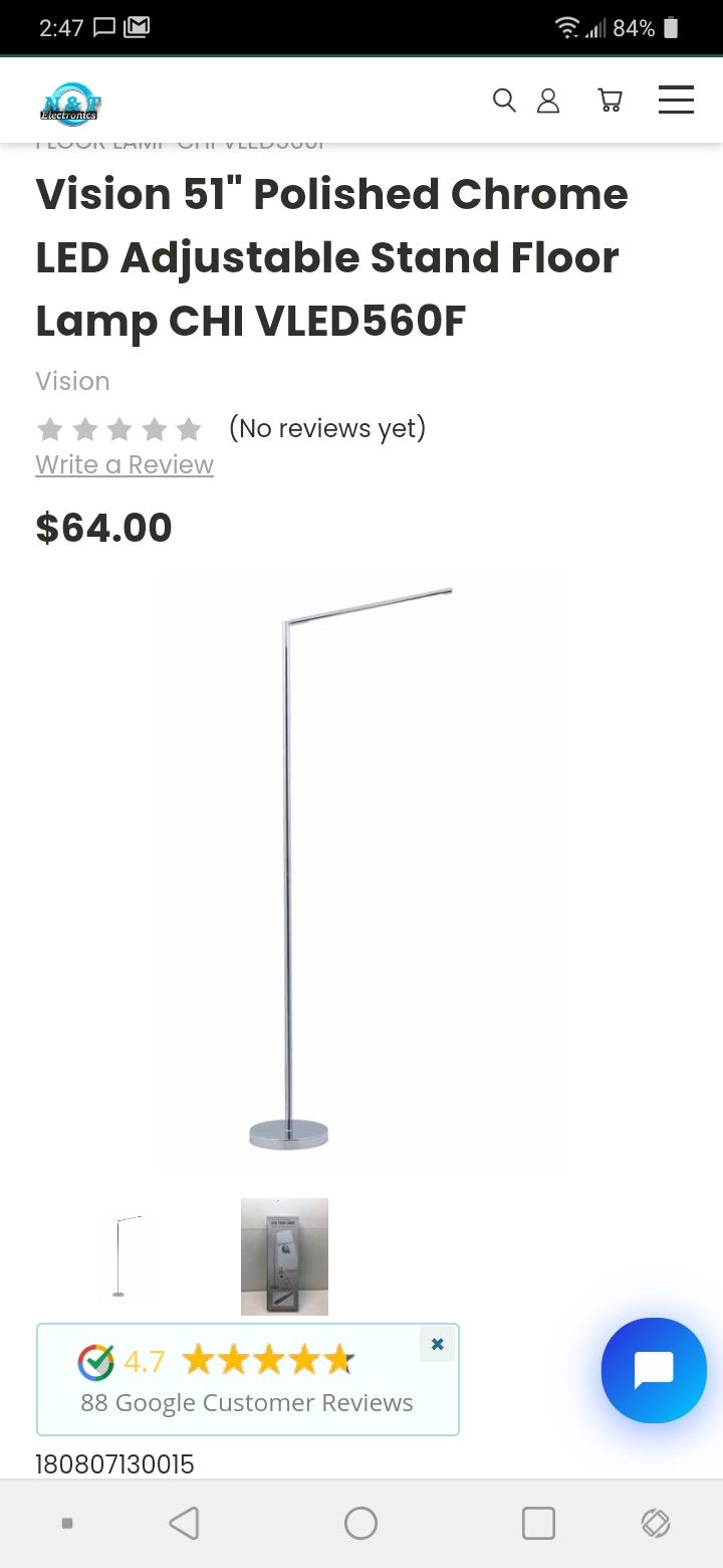 LED floor lamp