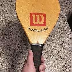 Wilson wood paddles